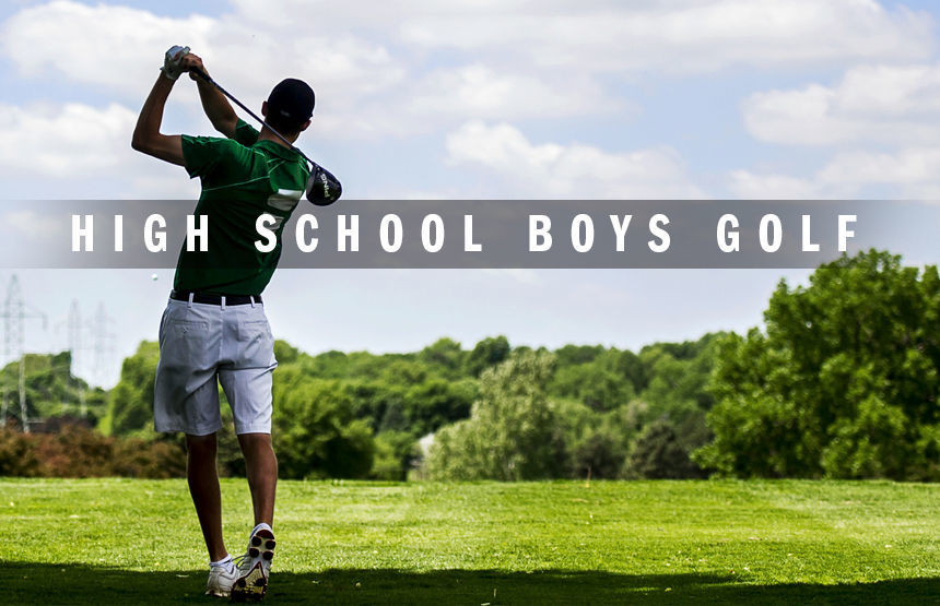 High school boys golf logo 2014